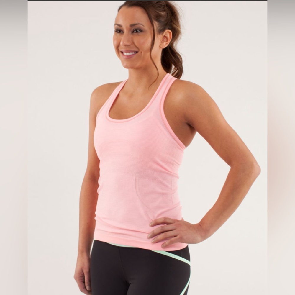 Lululemon Run: Swiftly Tech Racerback
Bleached Coral size 8